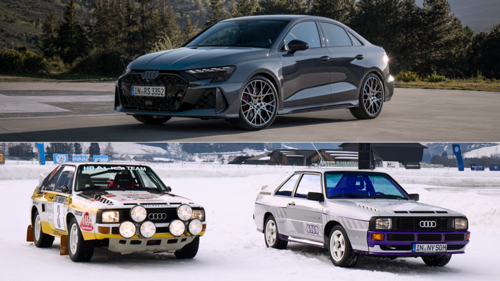 Old Vs. New: How Does The 2025 RS3 Compare To The OG Audi Quattro?