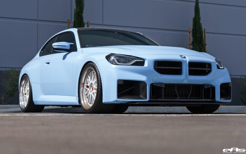 BMW M2 G87 Gets H&R Springs, Track-Ready Mods, and Aggressive Styling
