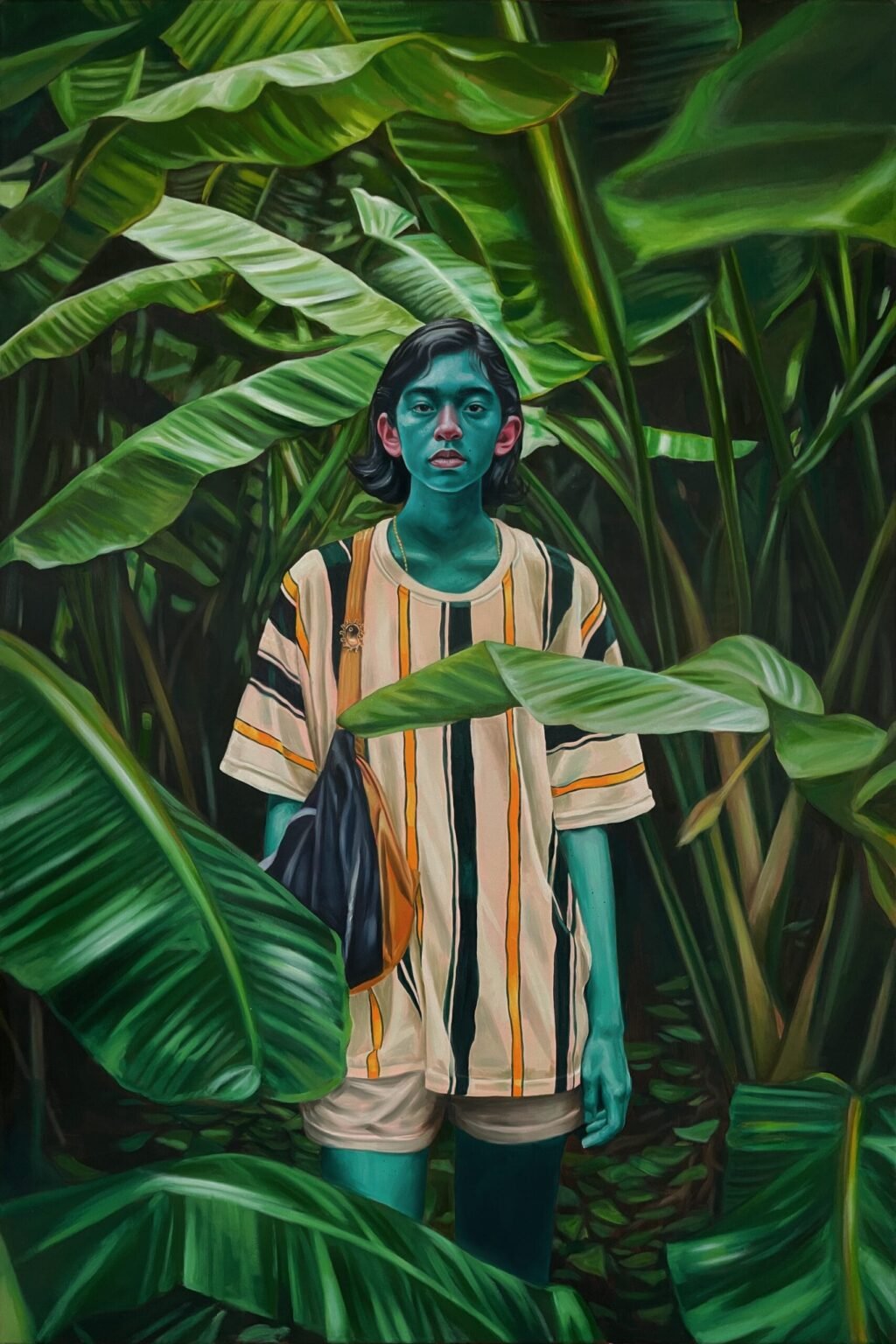 Inhabitants of a Fictional World Search for Understanding in Damien Cifelli’s Vibrant Paintings