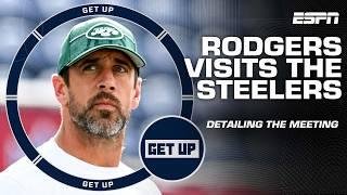 Aaron Rodgers visits Steelers