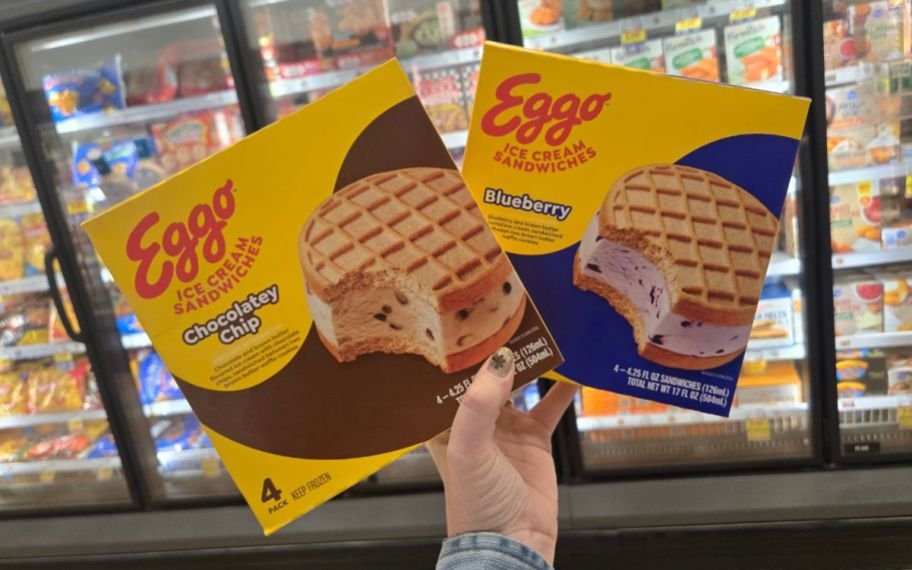 NEW at Kroger | Eggo Waffles & Rice Krispies Treats Ice Cream Sandwiches + More