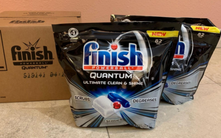 Finish Quantum Dishwasher Tablets 82-Count Only $13.81 Shipped on Amazon