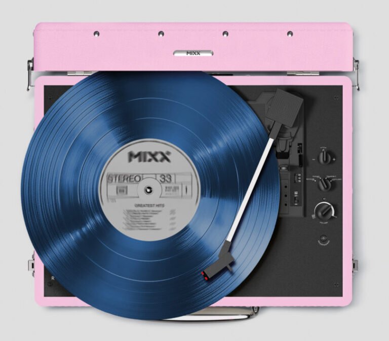 The Mixx Revival 55 Is a Colorful Suitcase Record Player With Bluetooth