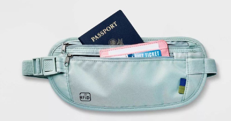 50% Off Target Travel Accessories | RFID Blocking Waist Pouch Just $7.49