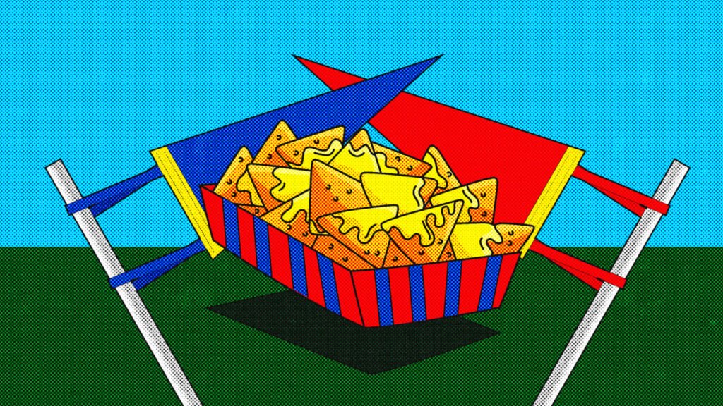 Sports teams are getting cozy with their biggest rivals to sell more snacks