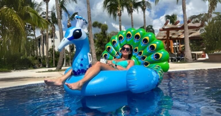 GIANT Peacock Pool Float Only $18.49 Shipped for Prime Members (Reg. $60)