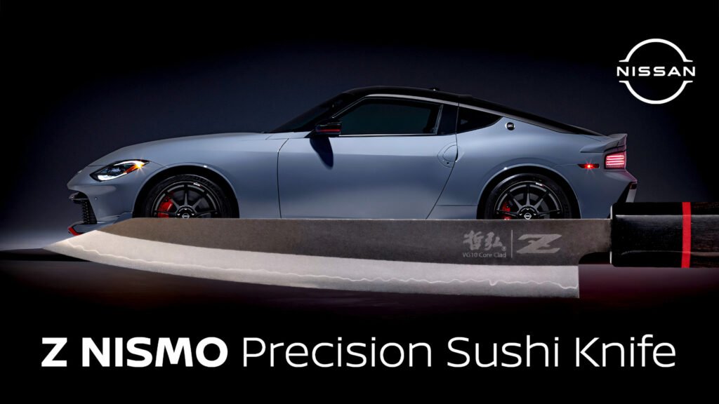 Is This Nissan Z Knife The Weirdest Car Memorabilia Ever Made?