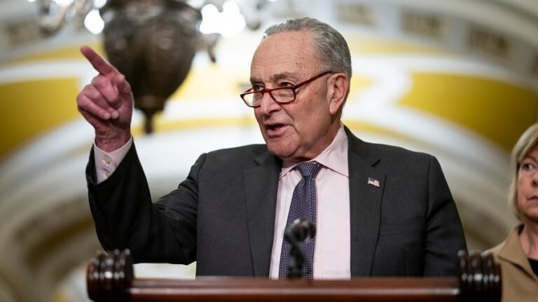 Schumer clashes with liberal colleagues over House GOP funding bill