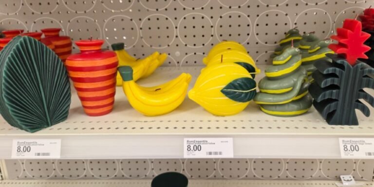 NEW Fun Figural Candles Only $8 at Target | Fruit, Plants, & More!