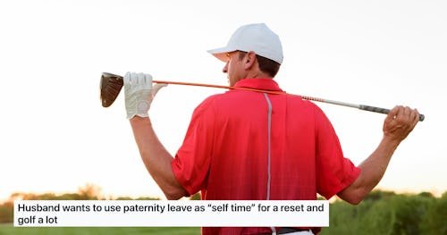 This Dad Wants To Take A Long Paternity Leave... To Golf