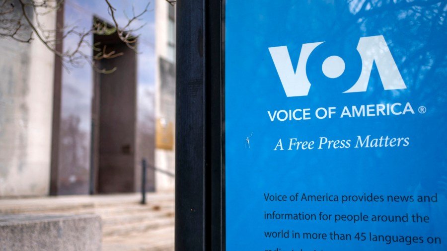 Trump administration sued over shuttering of VOA