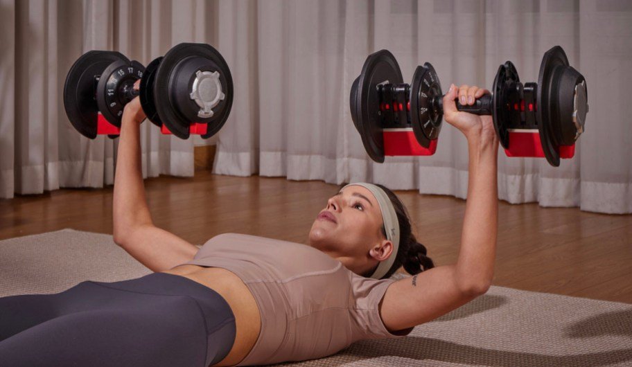 $90 Off Adjustable Dumbbells Set on Amazon + Free Shipping
