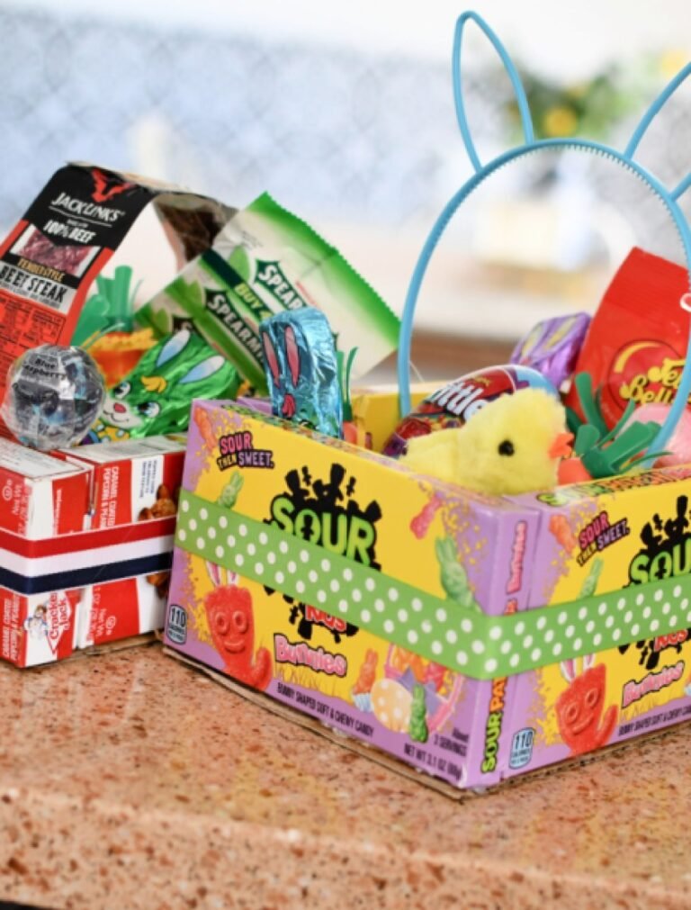 Use Dollar Tree Supplies to Make DIY Edible Easter Baskets (Great for Teens!)