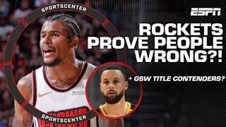 Did the Rockets change their playoff expectations?! + Are the Warriors title contenders? | SC