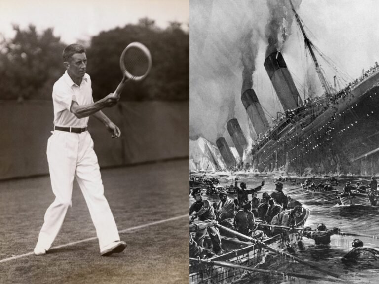 A US tennis player refused to have his legs amputated after surviving the Titanic. He later won an Olympic gold medal.