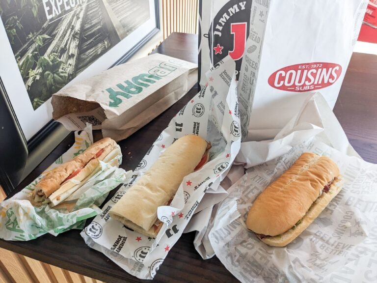 I ordered BLT sandwiches from Cousins Subs, Jimmy John's, and Subway. Only one chain let me down.