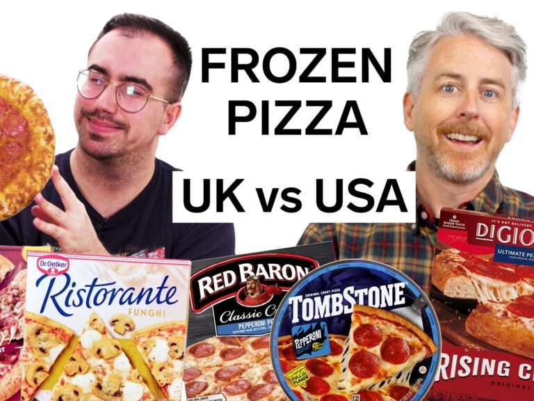 Best frozen pizzas in the US and UK