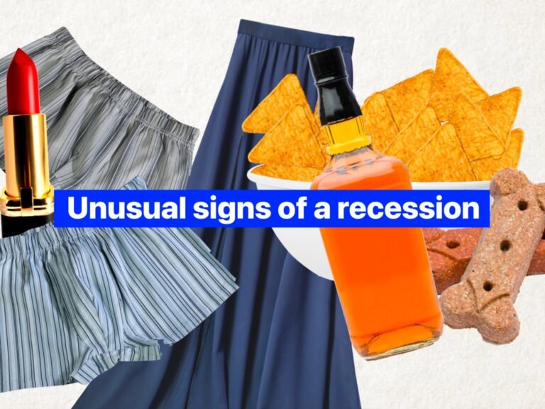 These 6 unusual signs might show we're headed toward a recession