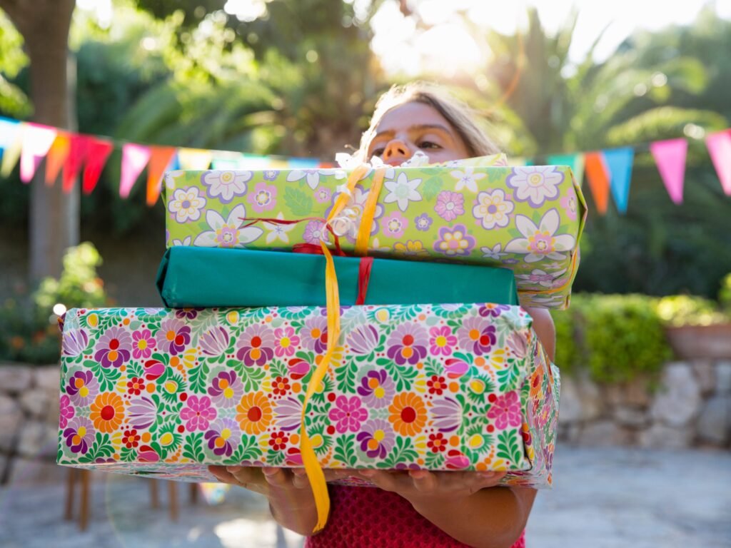 I never buy birthday presents for kids' parties. They often miss the mark and unwrapping them is chaos, so I give money instead.