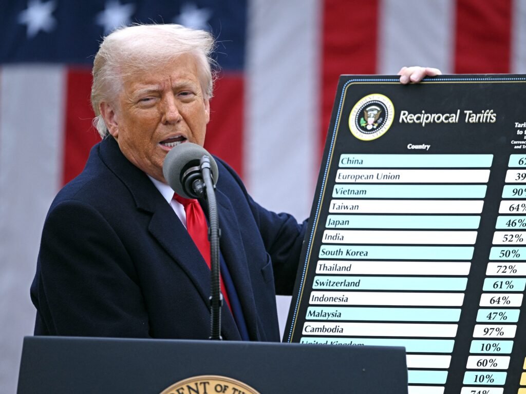 Trump unveils his double-digit 'Liberation Day' reciprocal tariffs on China, Taiwan, and a slew of other key trading partners