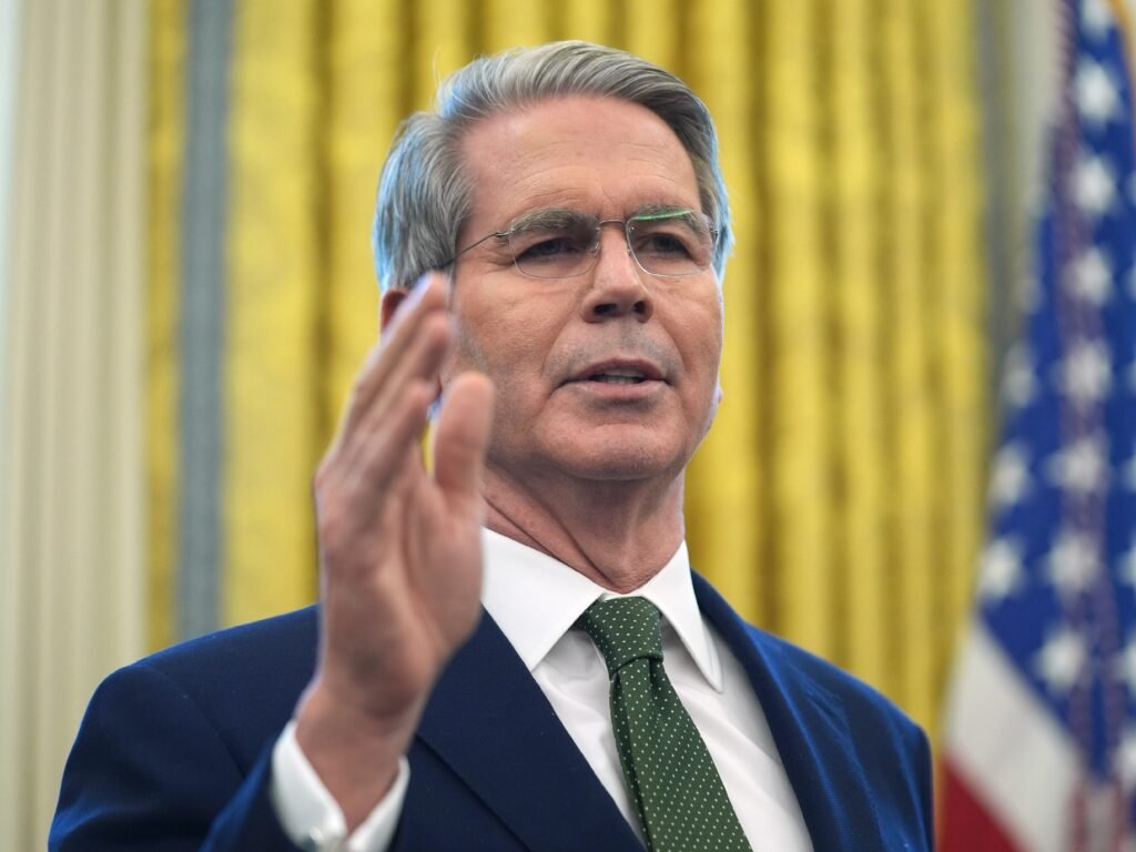 Bessent rejects warnings of a recession and says more than 50 countries are trying to negotiate tariffs