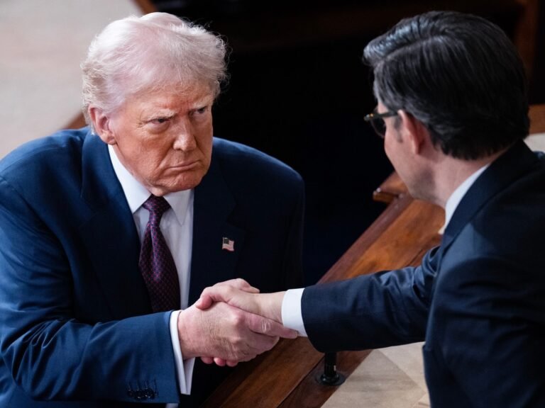 Trump is digging in on tariffs and GOP leaders have his back