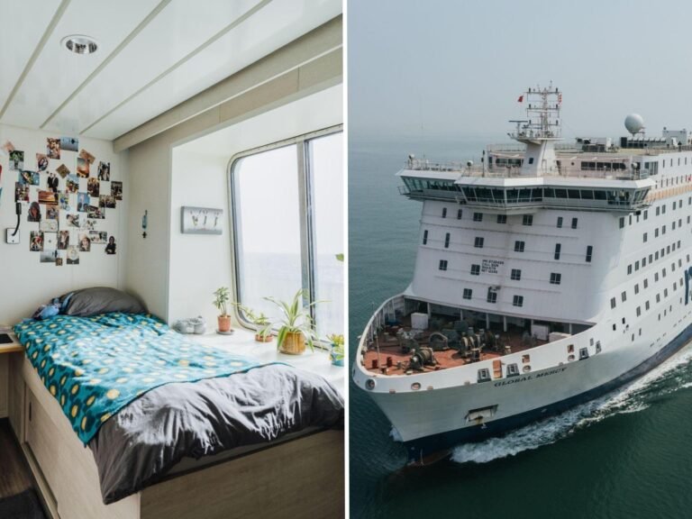 A nonprofit is turning old cruise ships into floating hospitals — complete with operating rooms, pools, and family cabins