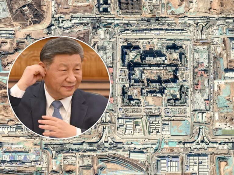 China is building the world's biggest military command center. Here's what it looks like.