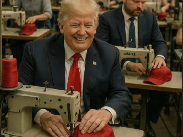 Chinese social media users have turned the trade war into a meme war, complete with AI-generated art