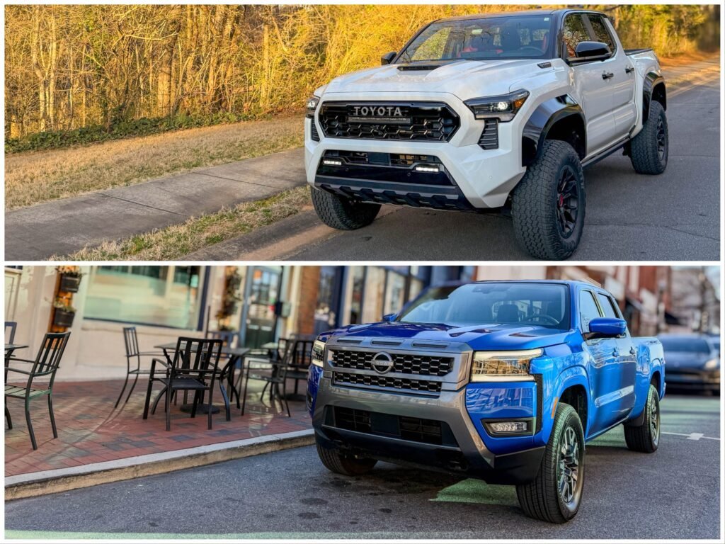 I drove the Toyota Tacoma and Nissan Frontier pickup trucks. Here's how they compare and which one I'd buy