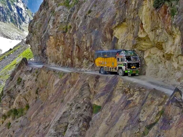 How truck drivers navigate one of the most dangerous roads in the world