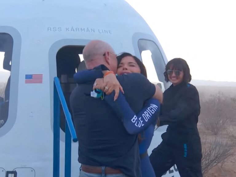 Lauren Sánchez says it 'was a feeling of joy' to go to space with the first all-female crew