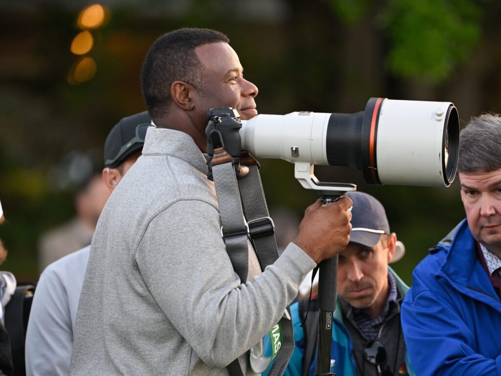 This Hall of Fame baseball player picked up photography in retirement. He captured one of the defining shots of the Masters.