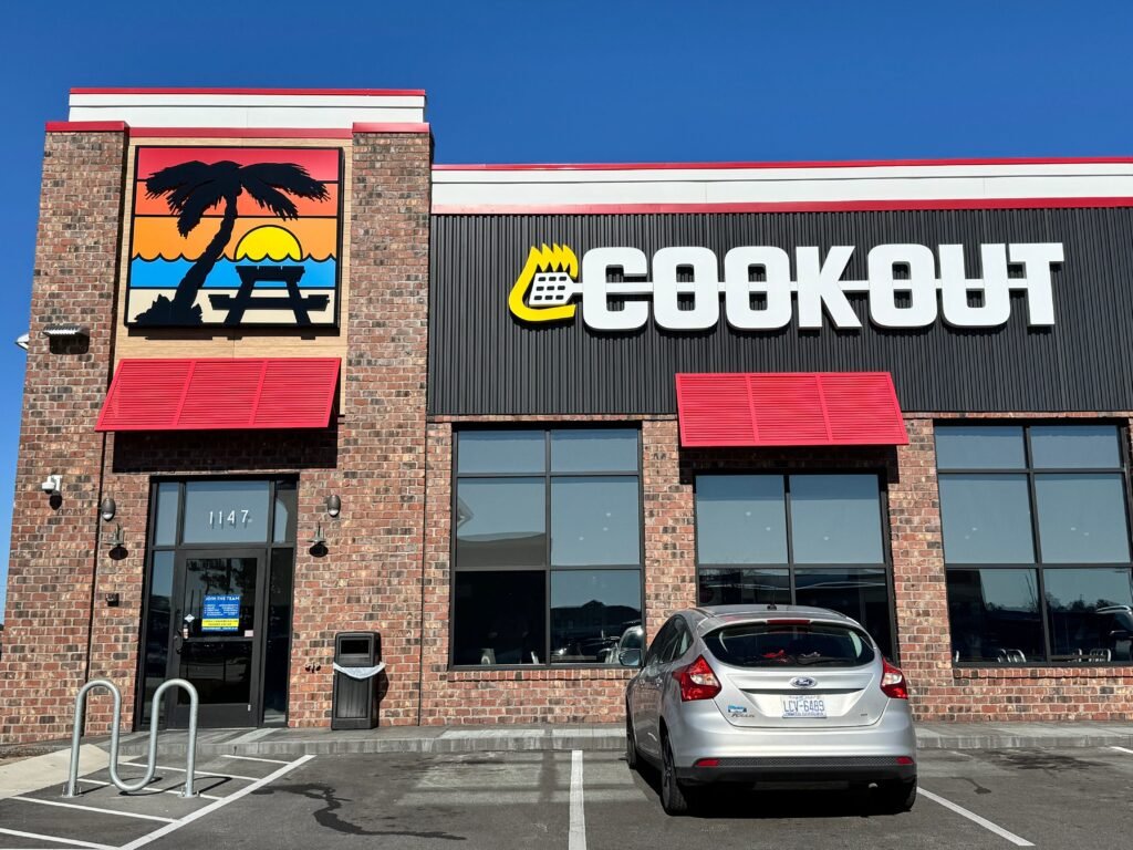 I visited Cook Out for the first time. I'm still dreaming about the food and low prices.