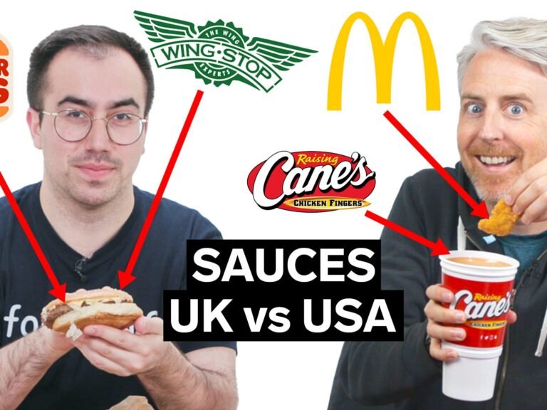 We compared iconic dipping sauces in the US and UK
