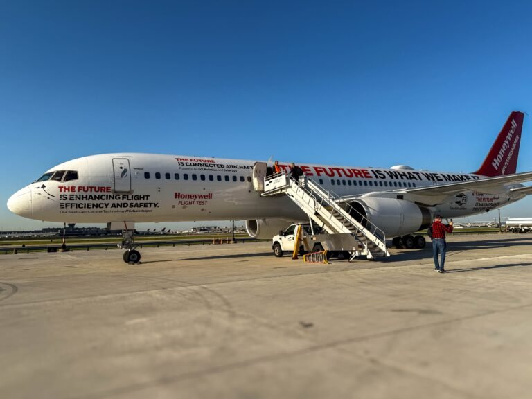 I went on a test flight showcasing Honeywell's new technology that could prevent airliners from colliding