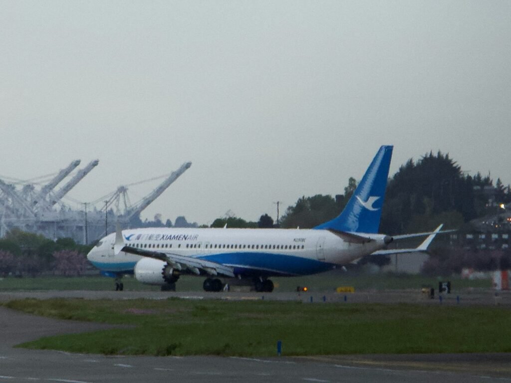 A Boeing plane made for a Chinese airline was sent back to the US