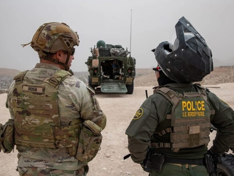 See the military zone in the Roosevelt Reservation, where US troops can arrest migrants along the US-Mexico border