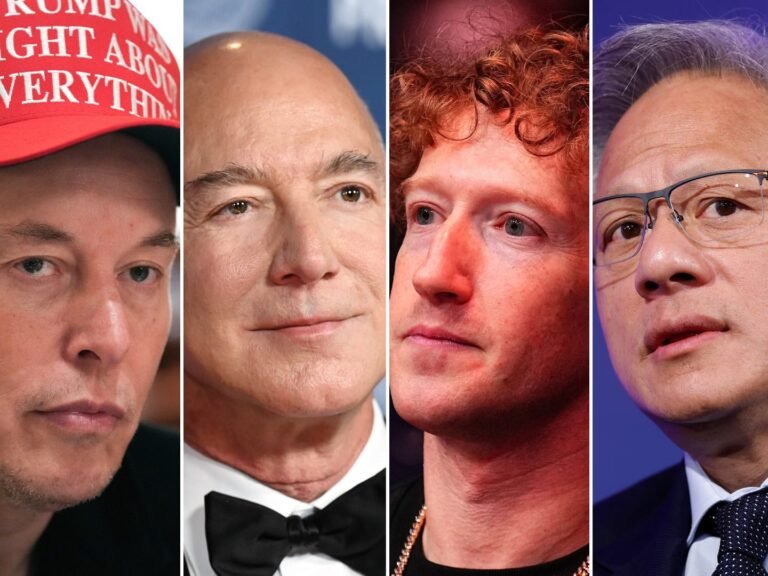 These 4 tech billionaires who attended or donated to Trump's inauguration lost $194 billion in his first 100 days