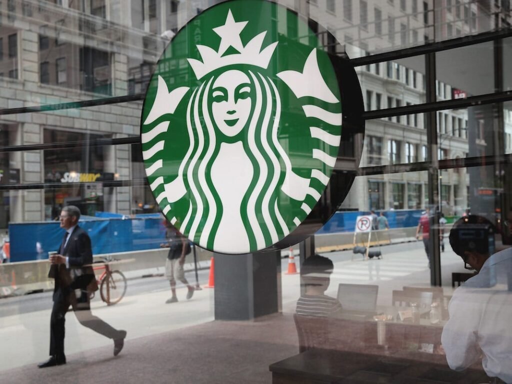 Starbucks CEO says it's making progress on turnaround. Sales are still falling