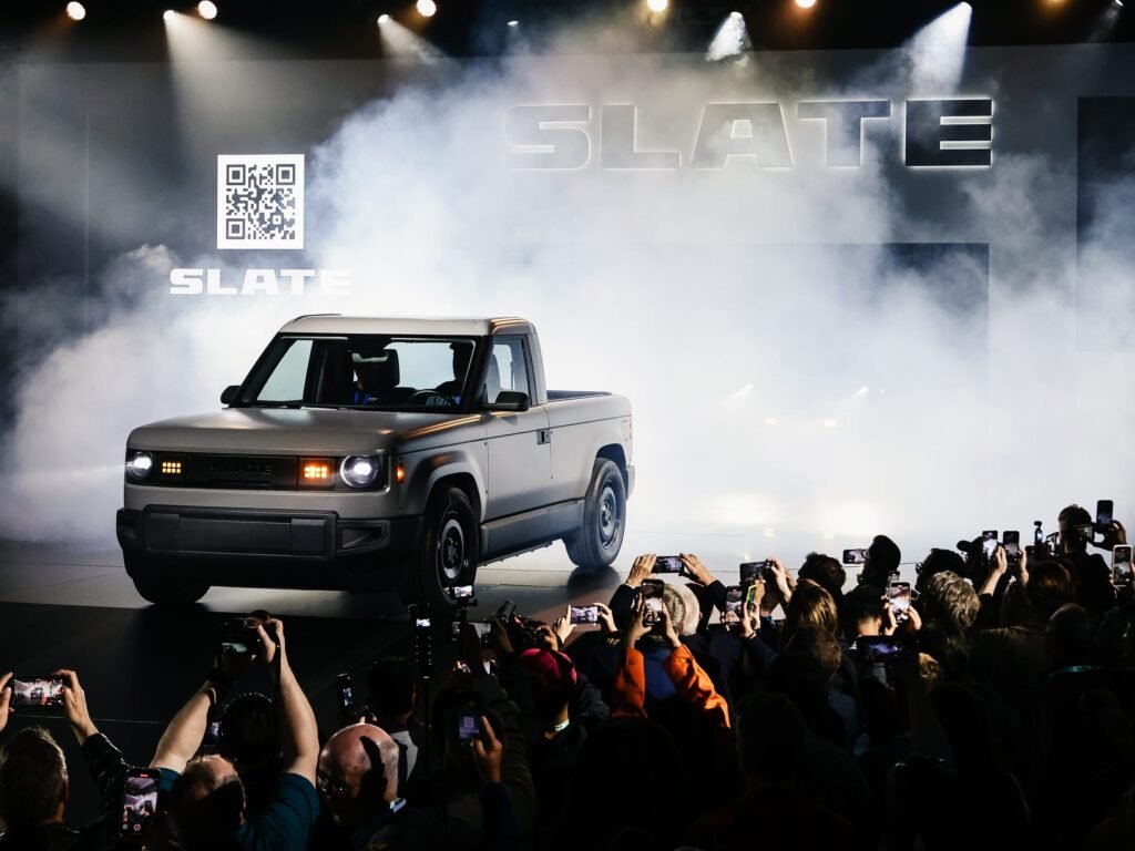 Jeff Bezos-backed Slate Auto announces factory location for its $25,000 electric truck