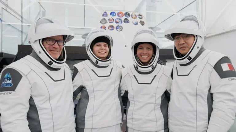 SpaceX tourists return to Earth after a private trip that orbited the poles