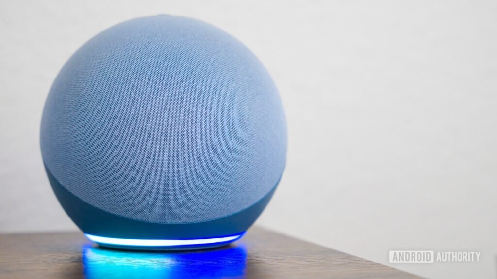 The Amazon Echo smart speaker is 35% off! (Glacier White or Twilight Blue)