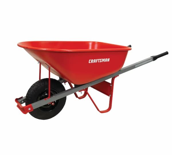 Craftsman 6-cu ft Wheelbarrow only $79 (Reg. $139!)