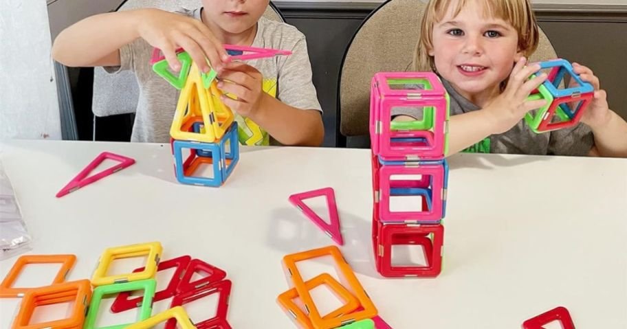 Magnetic Building Tiles Set Only $8.49 Shipped for Prime Members (Reg. $25)