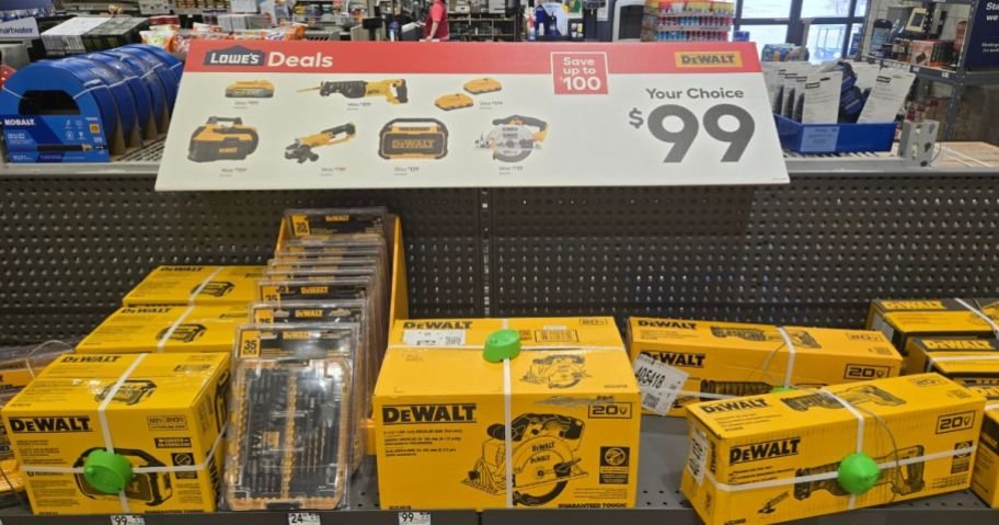 Lowe’s SpringFest Sale – FREE DeWalt Battery w/ Tool Purchase ($199 Value) & More