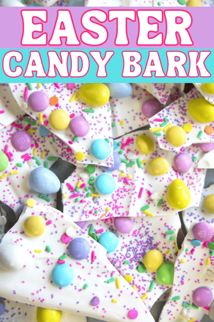 Pastel Easter Candy Bark