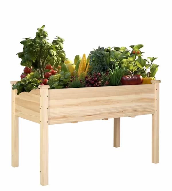 Elevated Cedar Garden Bed only $64.99 shipped!