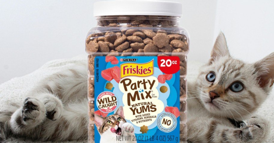 Friskies Cat Treats 20oz Canister Only $3.40 Shipped on Amazon (Regularly $8)