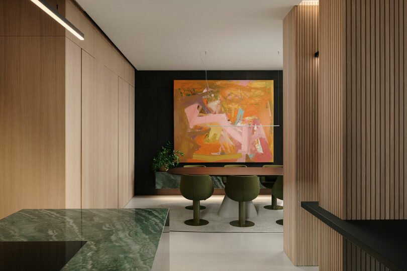 Grün Haus Balances Minimalism With Bold Color and Materials in Malta